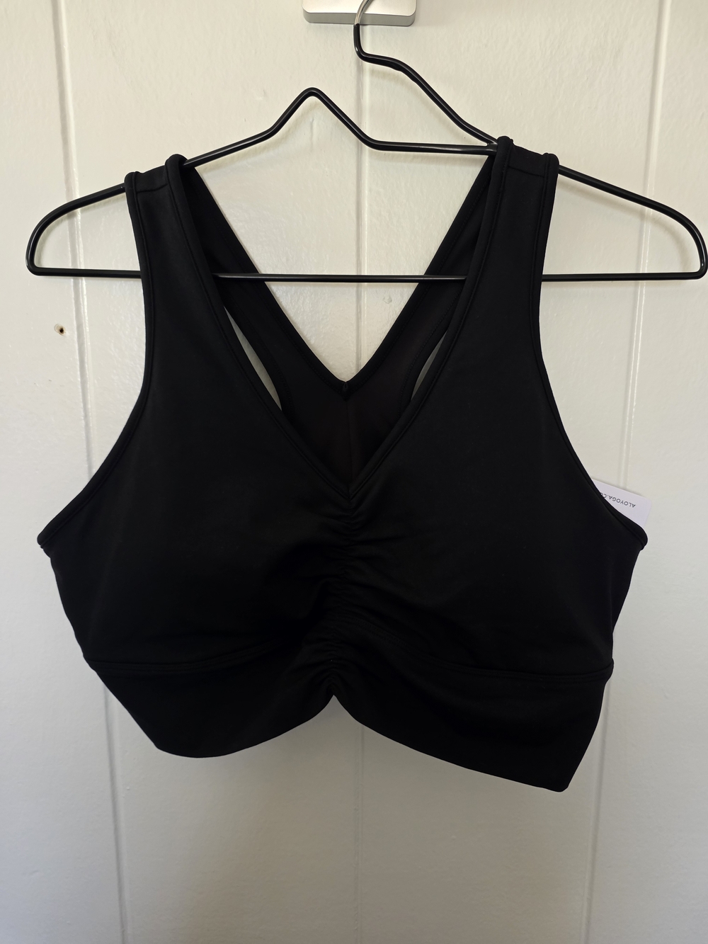 Alo Wild Thing Sports Bra NWT Black Size XL